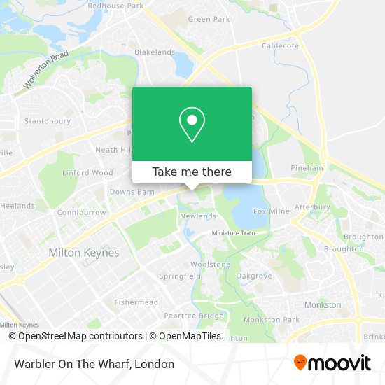 Warbler On The Wharf map