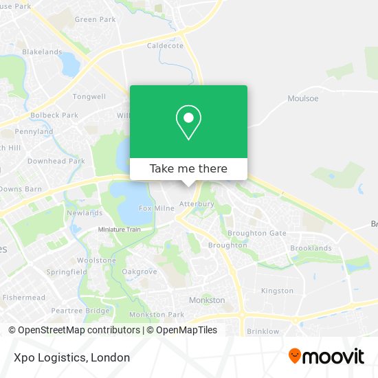 Xpo Logistics map