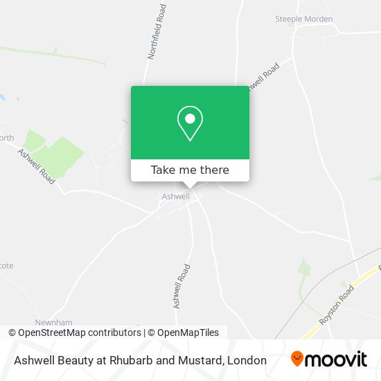 Ashwell Beauty at Rhubarb and Mustard map