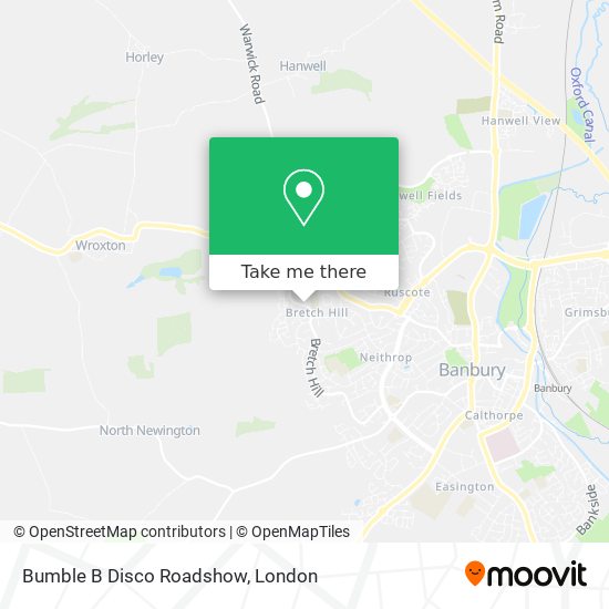 Bumble B Disco Roadshow map