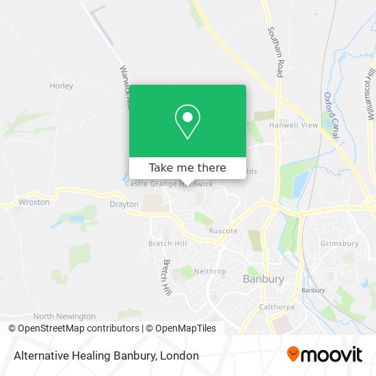 Alternative Healing Banbury map