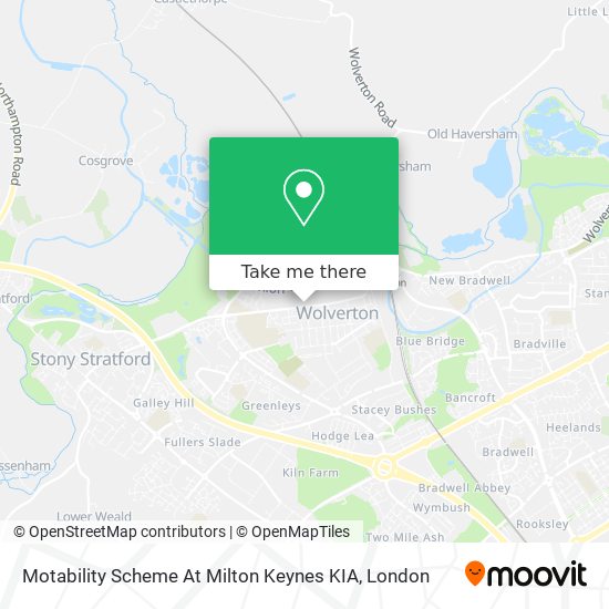 Motability Scheme At Milton Keynes KIA map