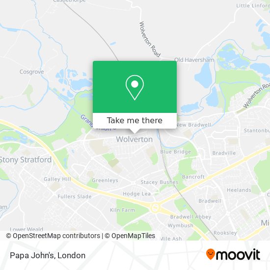 Papa John's map