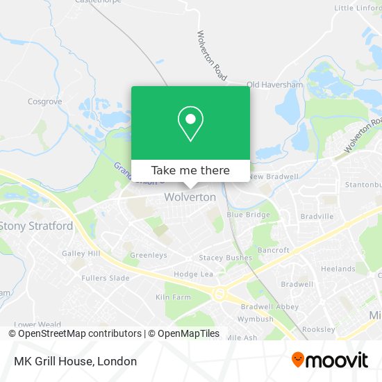 MK Grill House map