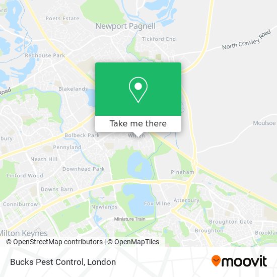 Bucks Pest Control map