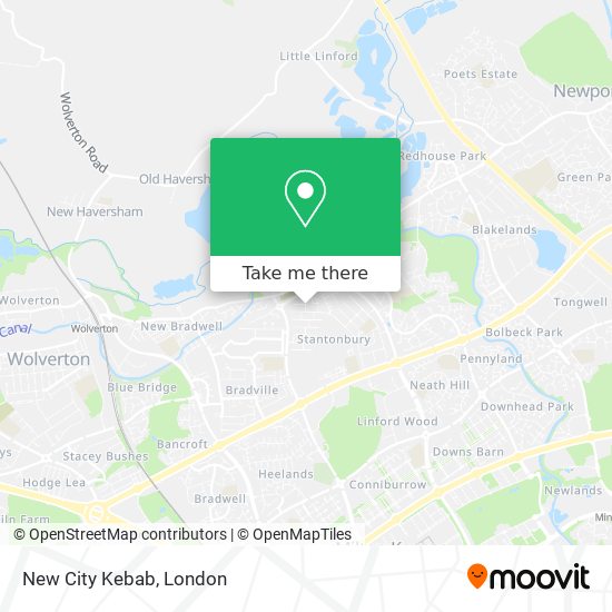 New City Kebab map