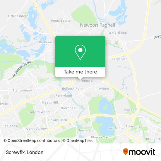 Screwfix map
