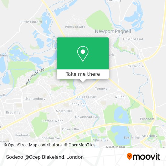 Sodexo @Ccep Blakeland map