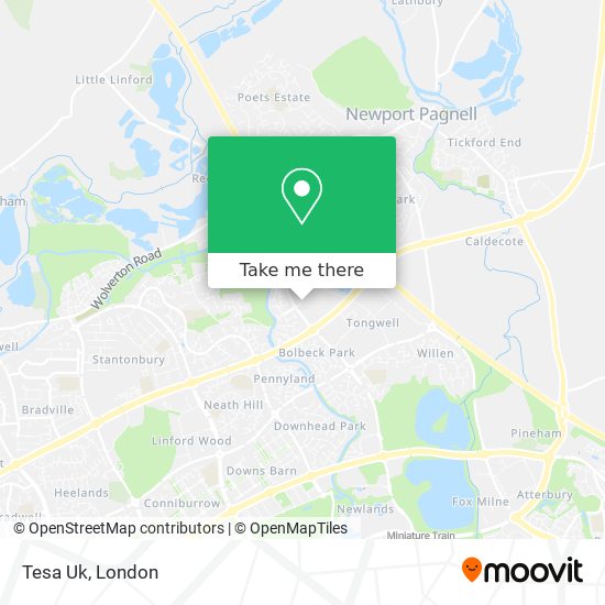 Tesa Uk map