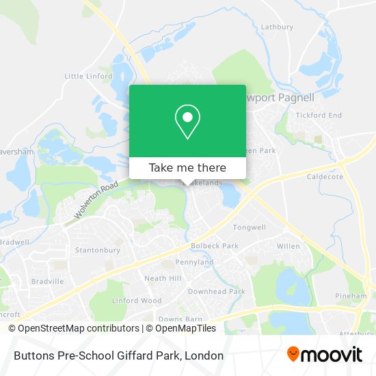 Buttons Pre-School Giffard Park map