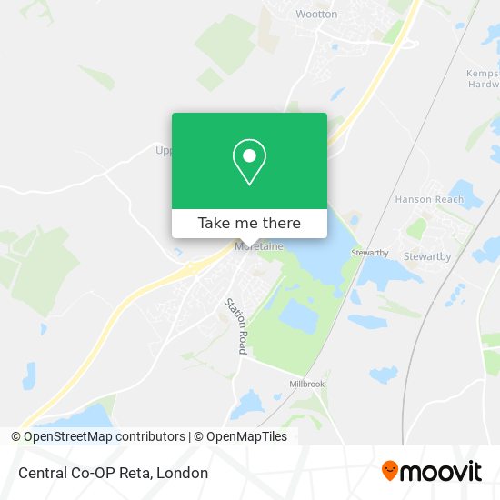 Central Co-OP Reta map