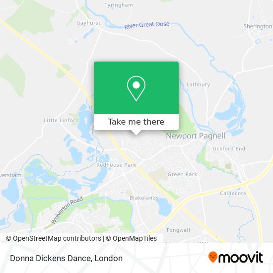 Donna Dickens Dance map
