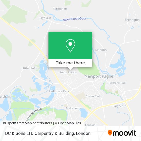 DC & Sons LTD Carpentry & Building map