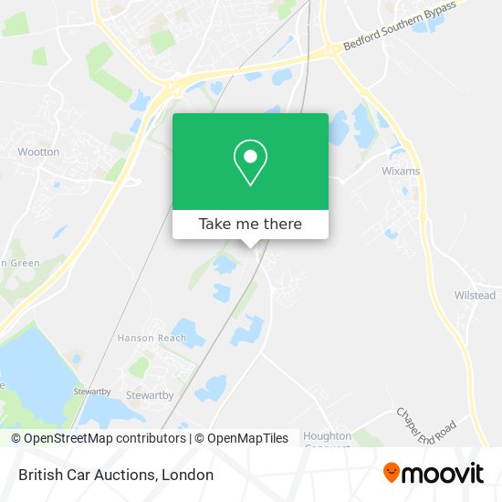 British Car Auctions map