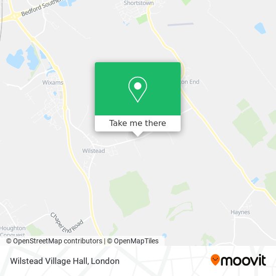 Wilstead Village Hall map