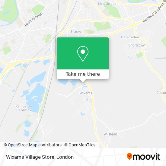 Wixams Village Store map