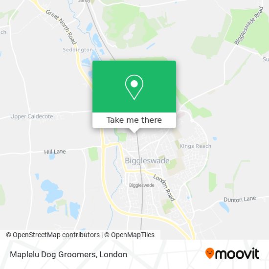 Maplelu Dog Groomers map