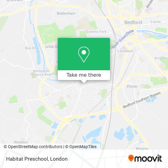 Habitat Preschool map