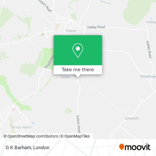 G K Barham map