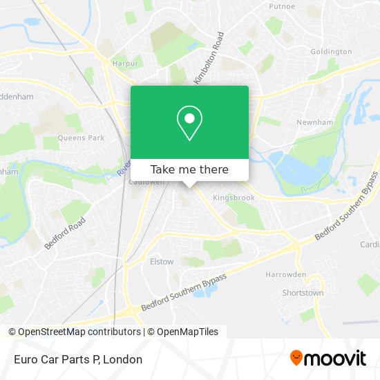 Euro Car Parts P map