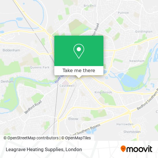 Leagrave Heating Supplies map