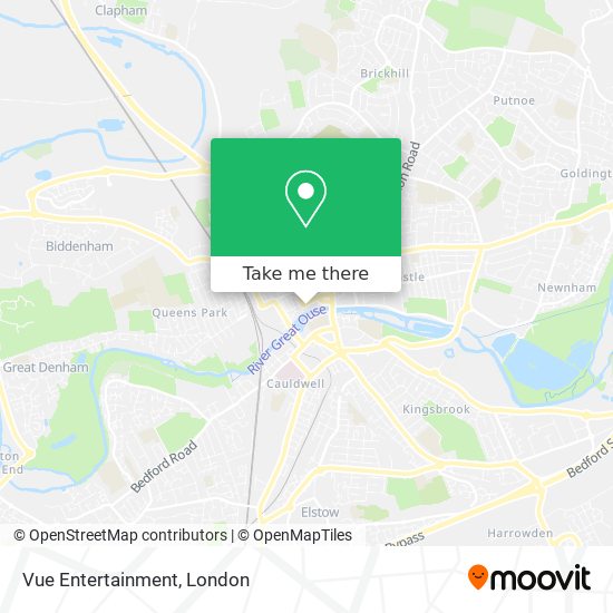 Vue Entertainment map