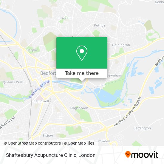 Shaftesbury Acupuncture Clinic map