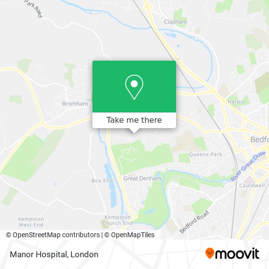 Manor Hospital map