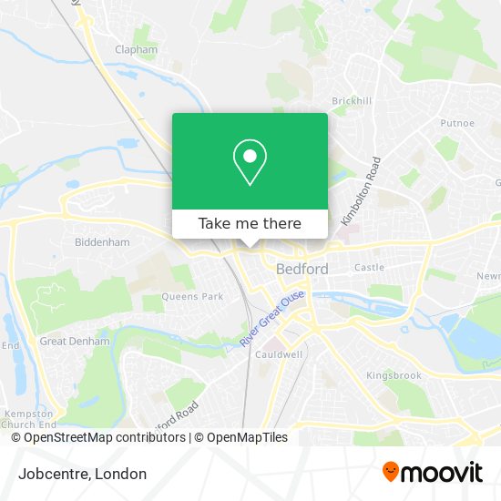 Jobcentre map