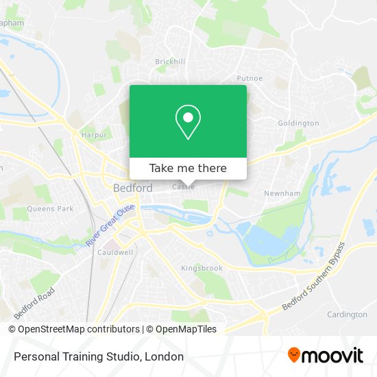 Personal Training Studio map