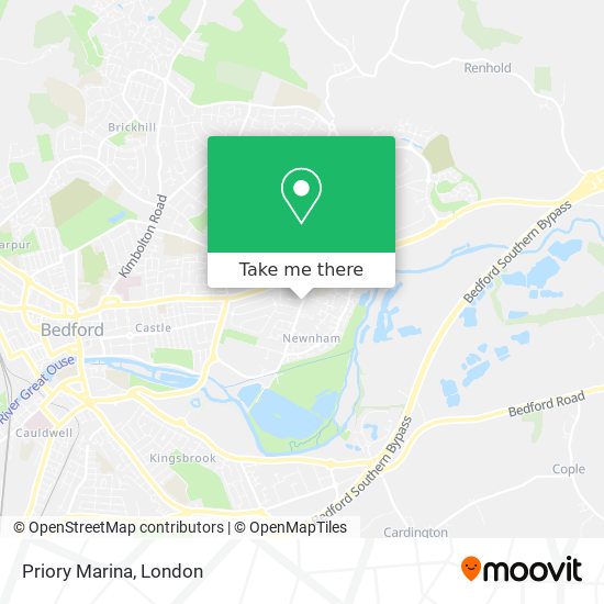 Priory Marina map