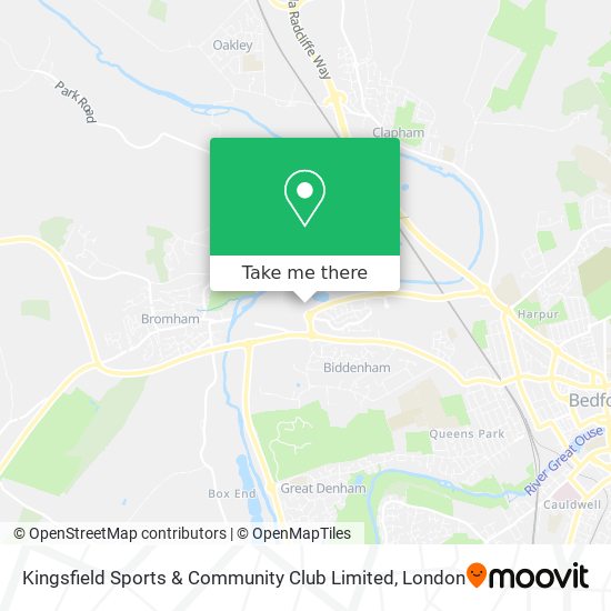 Kingsfield Sports & Community Club Limited map