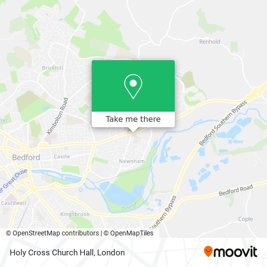 Holy Cross Church Hall map