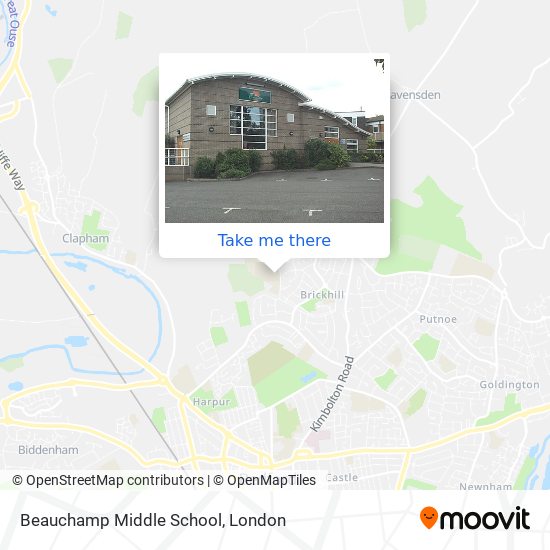 Beauchamp Middle School map