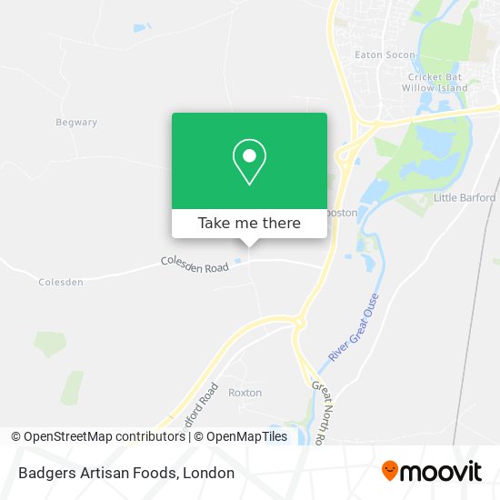 Badgers Artisan Foods map