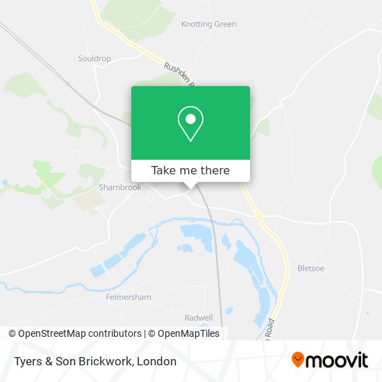 Tyers & Son Brickwork map