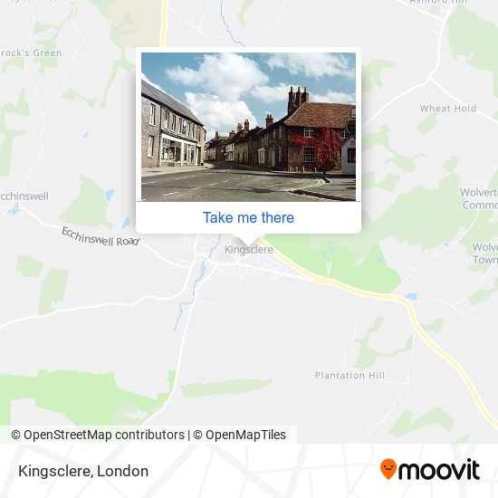 Kingsclere map