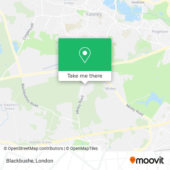 Blackbushe map