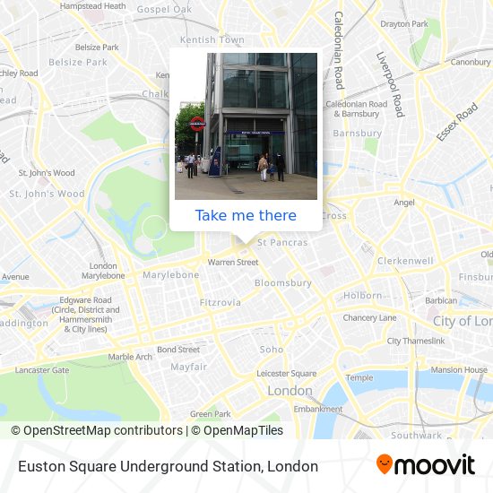 How to get to Euston Square Underground Station in Somers Town by Bus