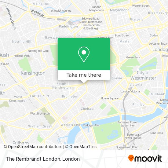 The Rembrandt London map