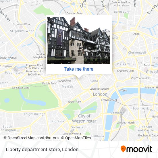 Liberty department store map