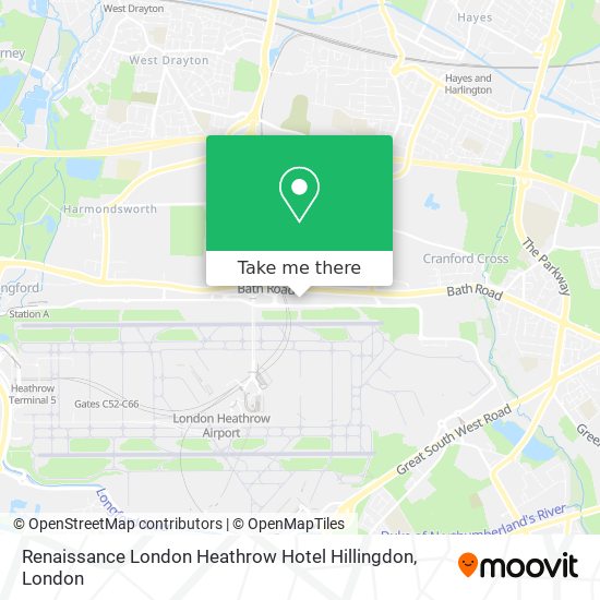 Renaissance London Heathrow Hotel Hillingdon map