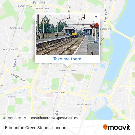 Edmonton Green Station map