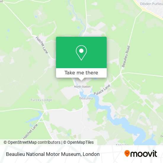 Beaulieu National Motor Museum map