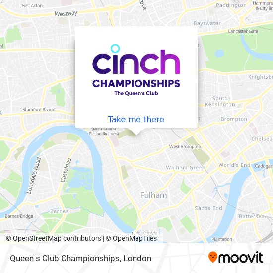 Queen s Club Championships map