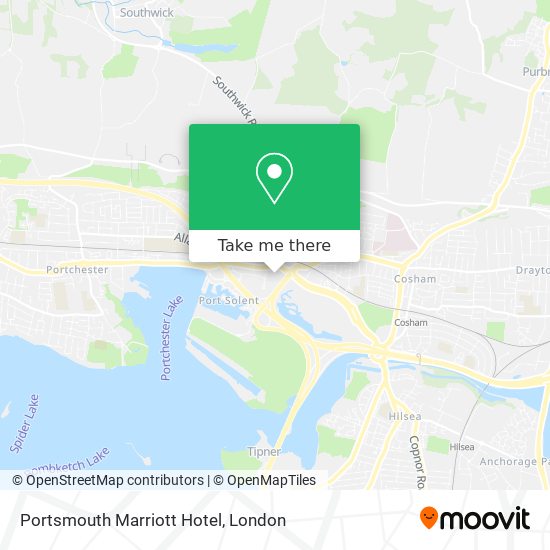 Portsmouth Marriott Hotel map