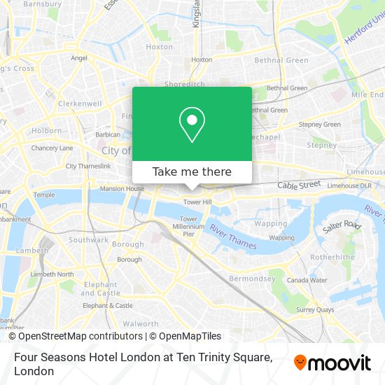 Four Seasons Hotel London at Ten Trinity Square map