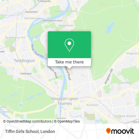 Tiffin Girls School map
