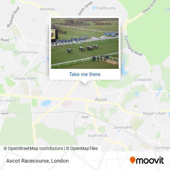 Ascot Racecourse map