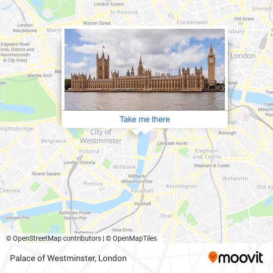 Palace of Westminster map